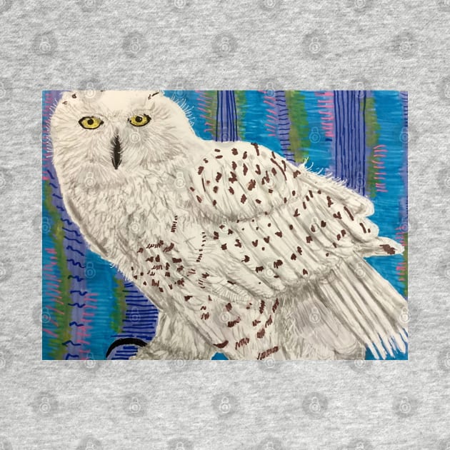 Snow owl by SamsArtworks